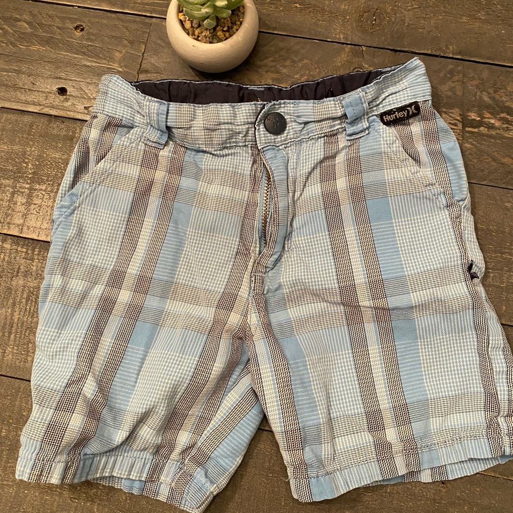 Hurley Plaid 5 Pocket Shorts